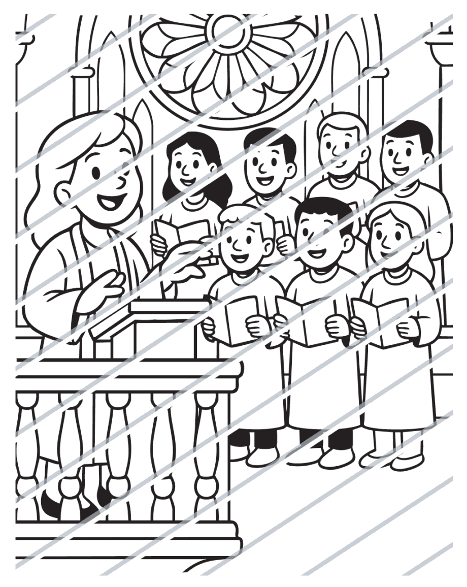 Choir at Mass
