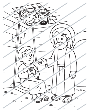 Healing of a Paralytic Lowered from the Roof