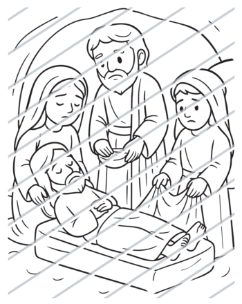 Jesus Laid in the Tomb