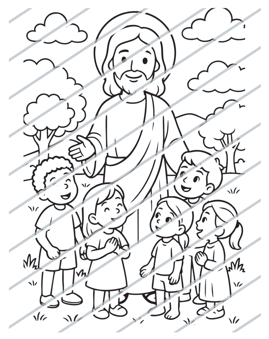 Jesus Welcomes the Children (02)