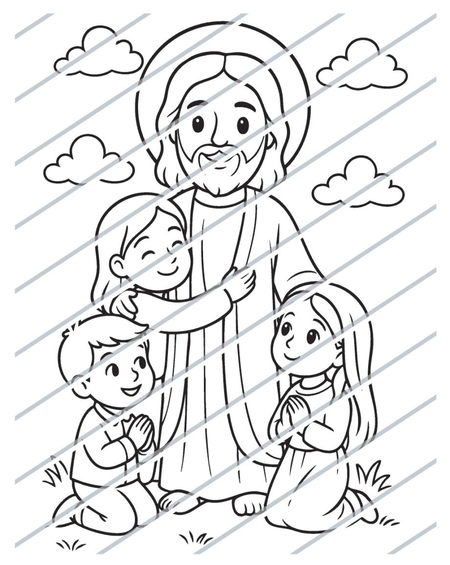 Jesus Welcomes the Children (05)