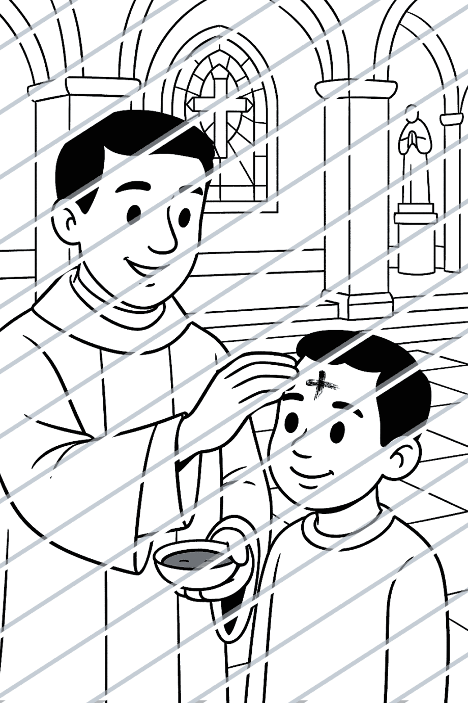 Ash Wednesday Ashes Boy (02)