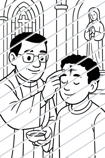 Ash Wednesday Ashes Boy (03)