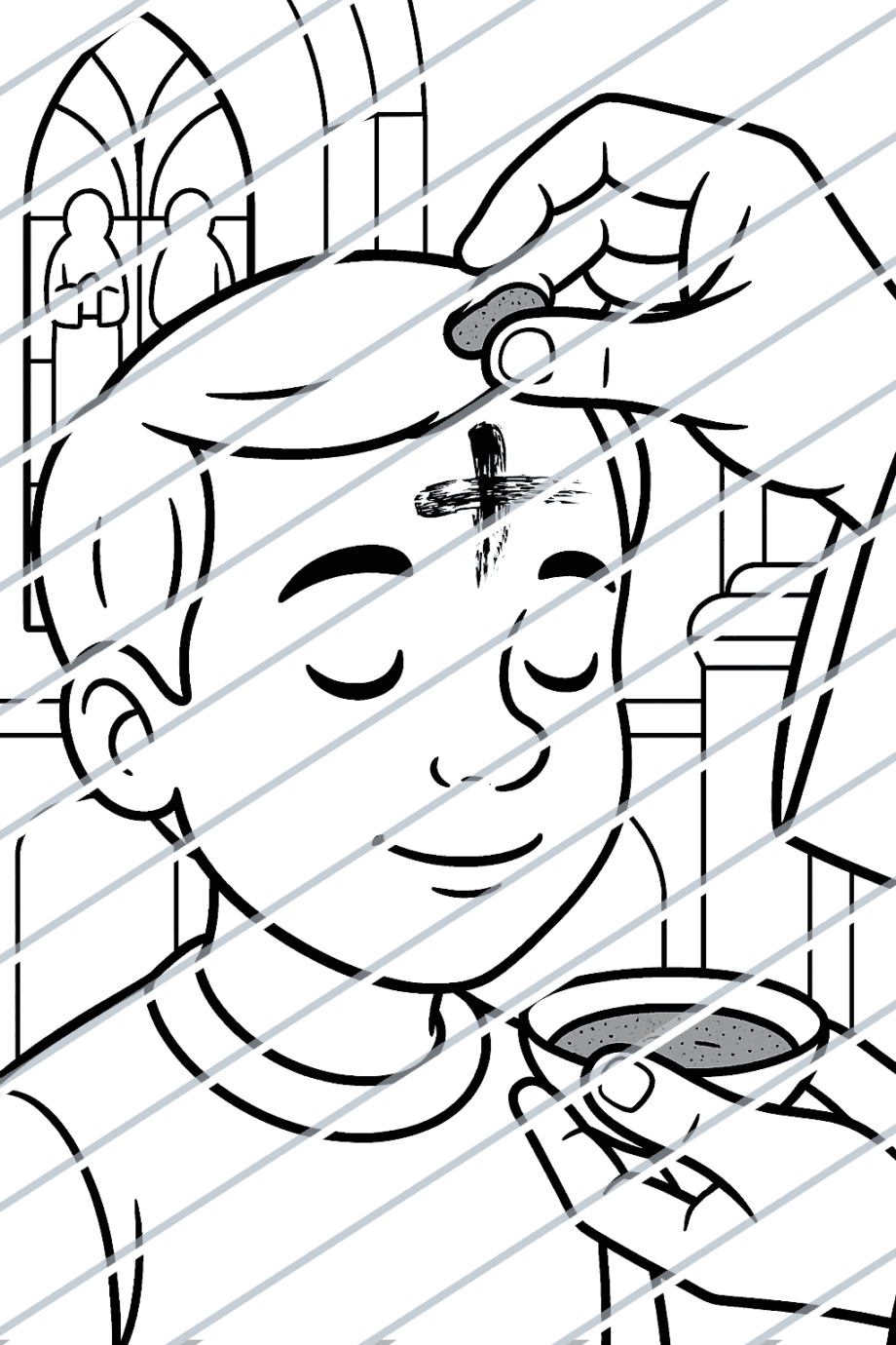 Ash Wednesday Ashes Boy (04)