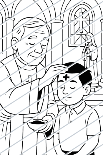 Ash Wednesday Ashes Boy (08)