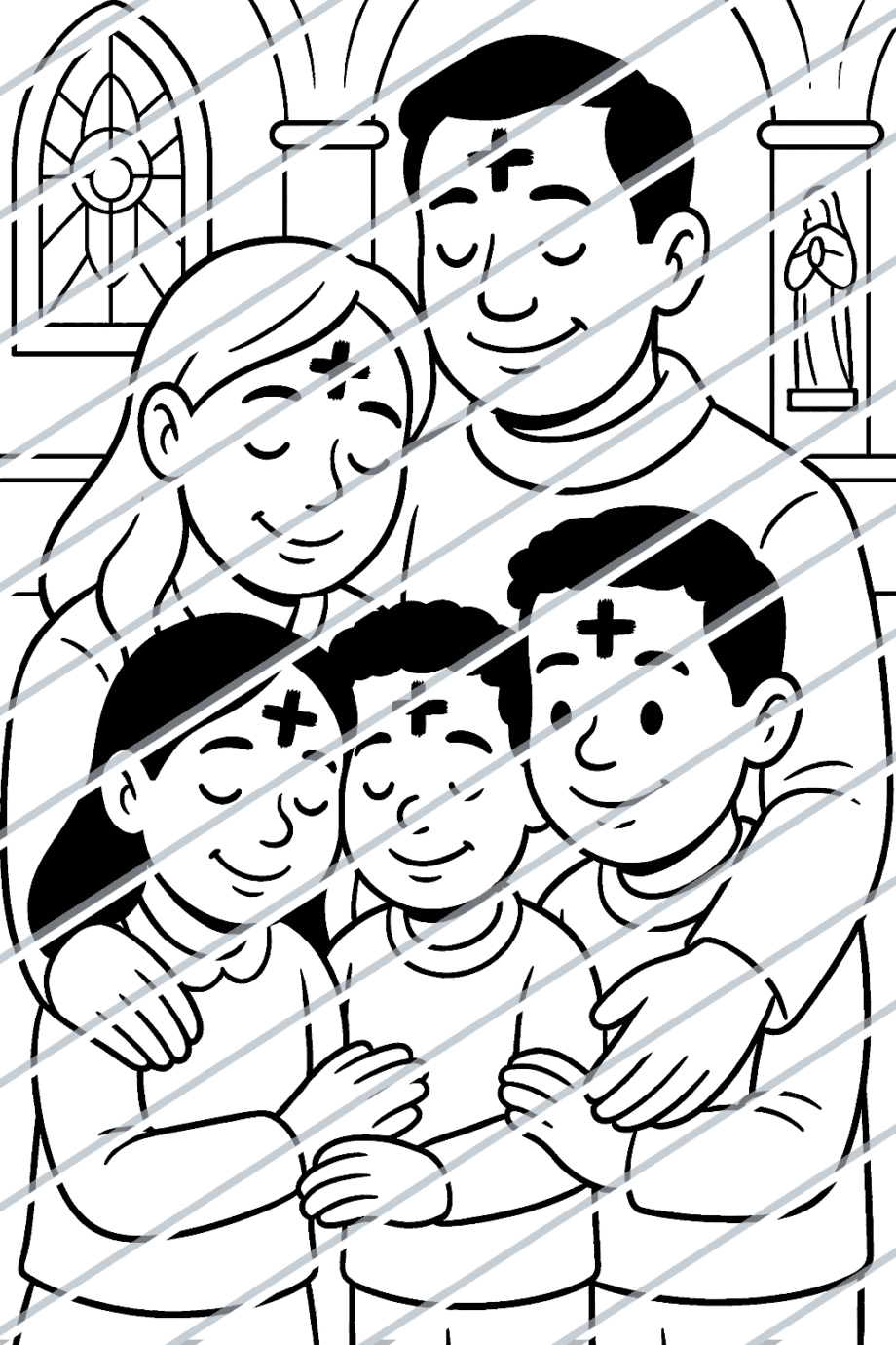 Ash Wednesday Ashes Family (02)