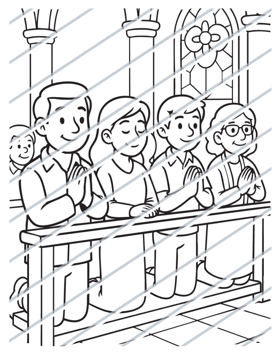 Congregation Kneeling (02)