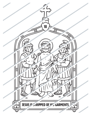 Stations of the Cross 10