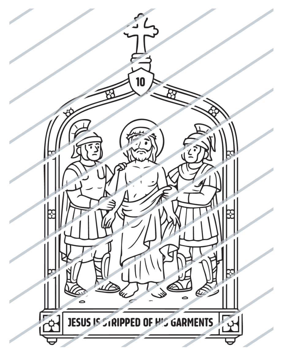 Stations of the Cross 10