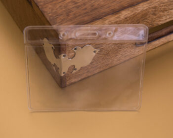 Lanyard ID holder 3.5" X 2" Top Loading All-Purpose Vinyl Badge Holders. Vertical and Horizontal Options